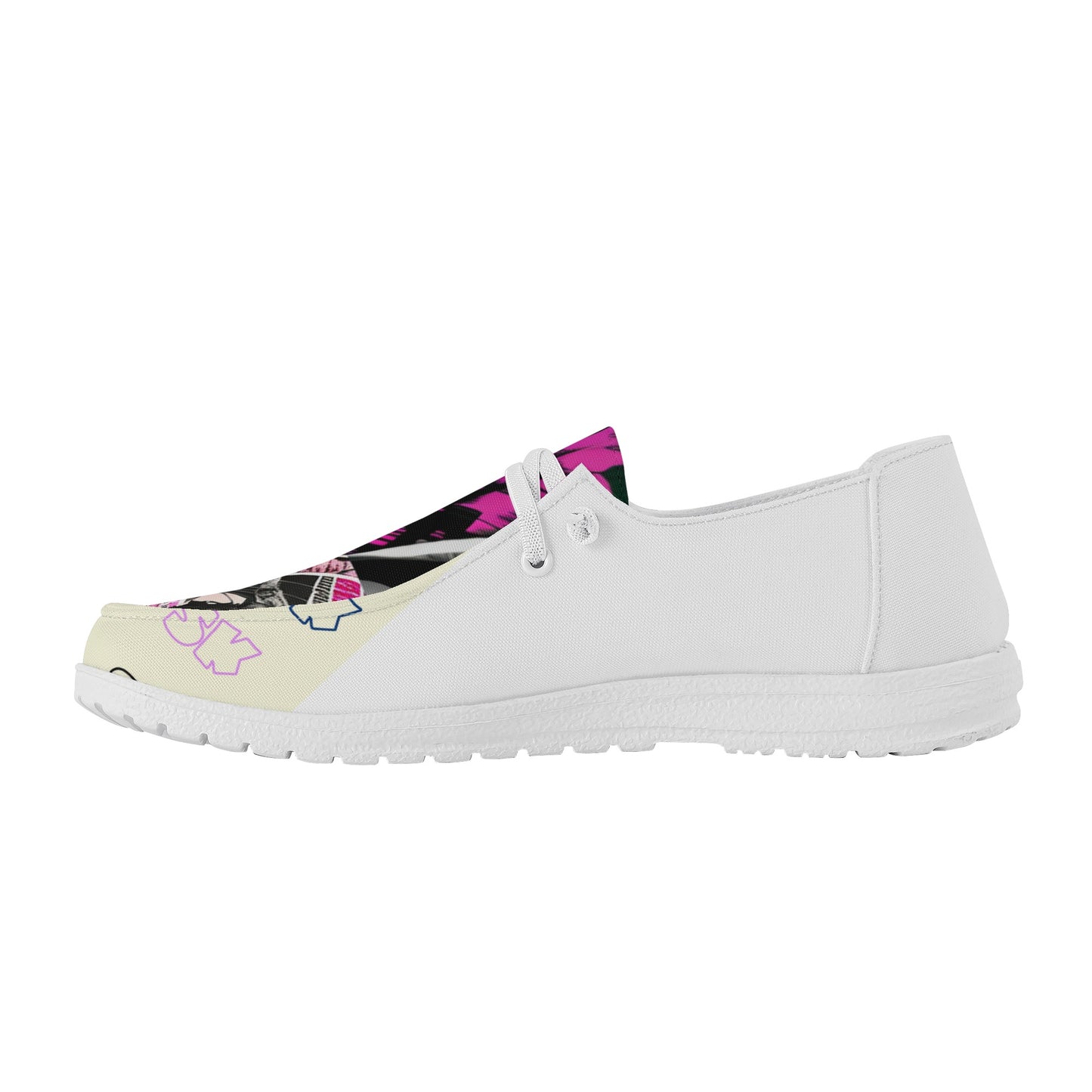 'SK' Women's Canvas Loafers