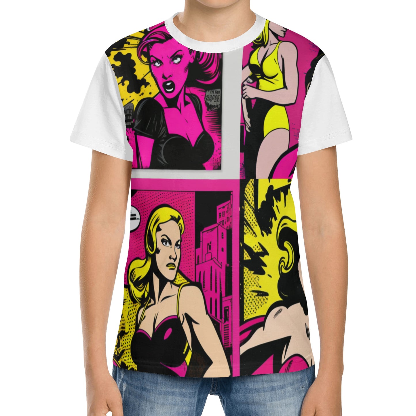 Swager Knightz Kids All Over Print Short Sleeve T-Shirt