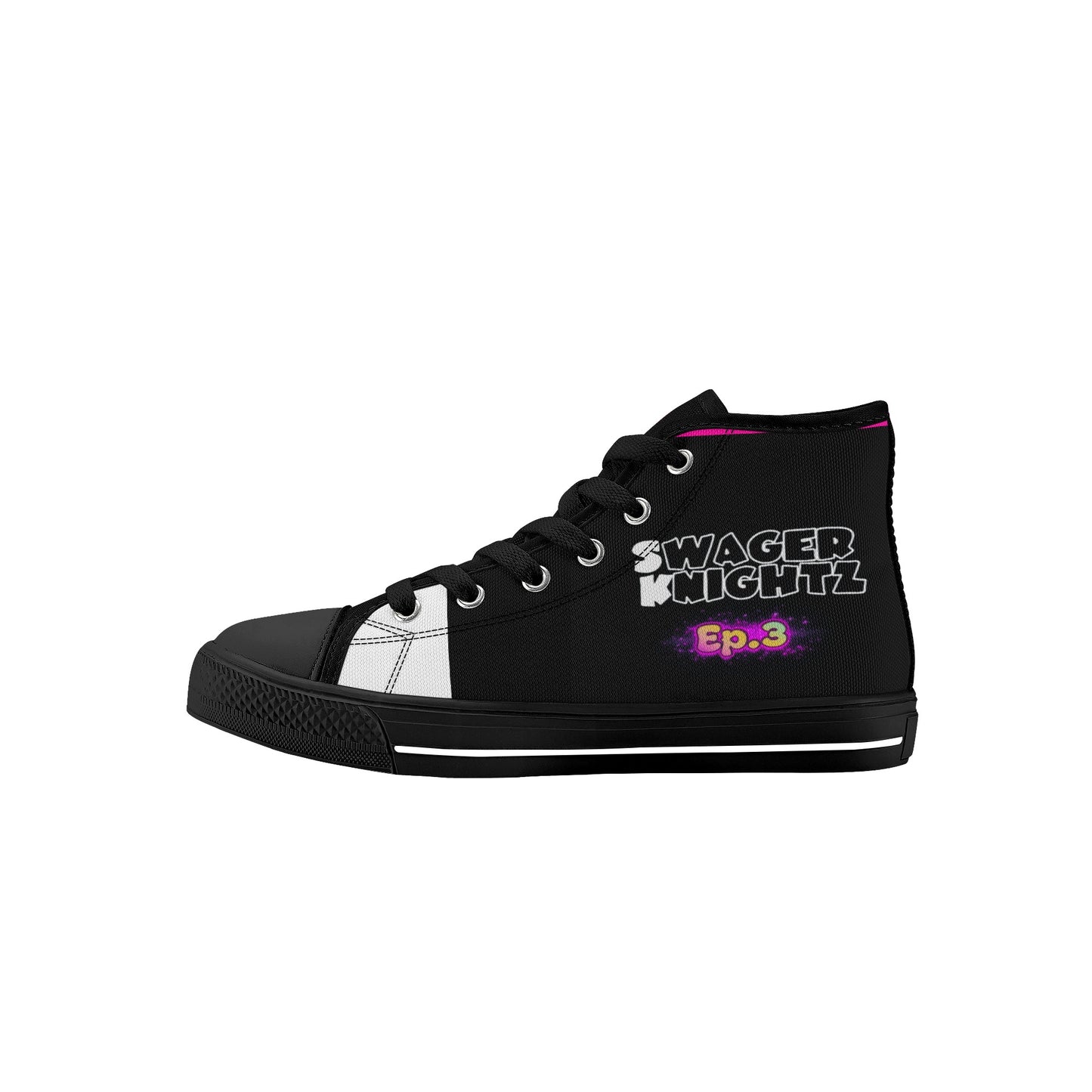 Swager Knightz-Ep.3’s Kid's High Top Canvas Shoes