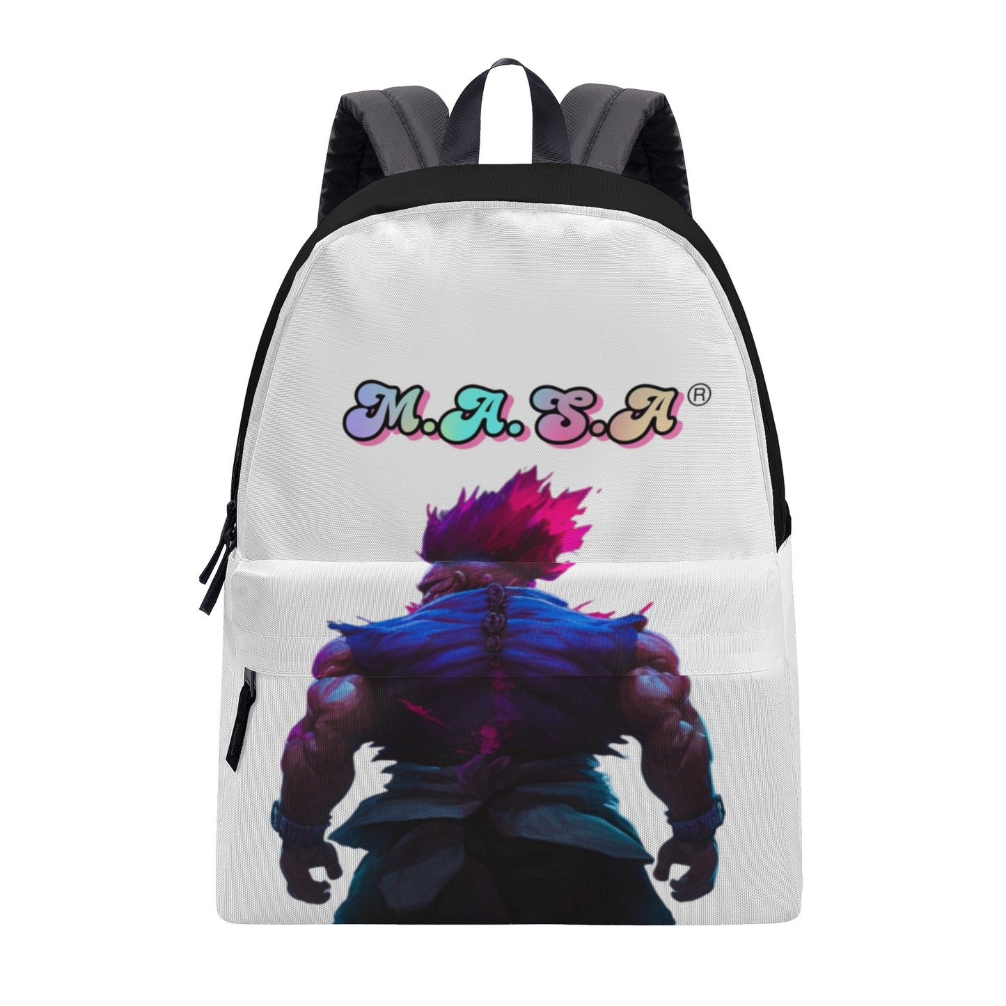 'Akuma' All Over Print Cotton Backpack
