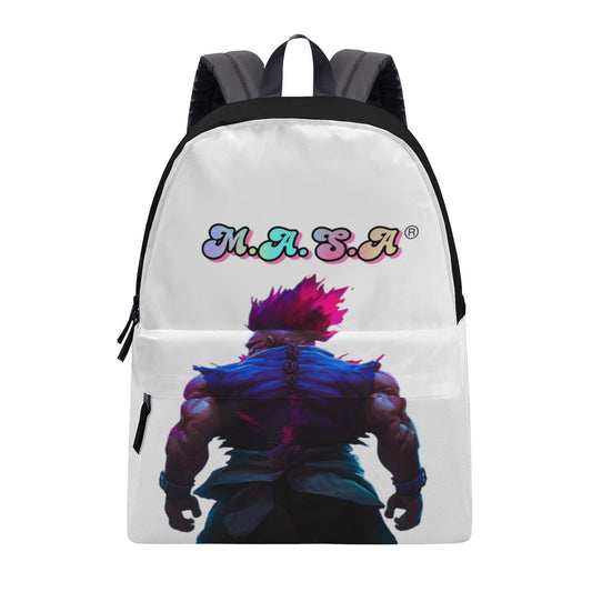 'Akuma' All Over Print Cotton Backpack