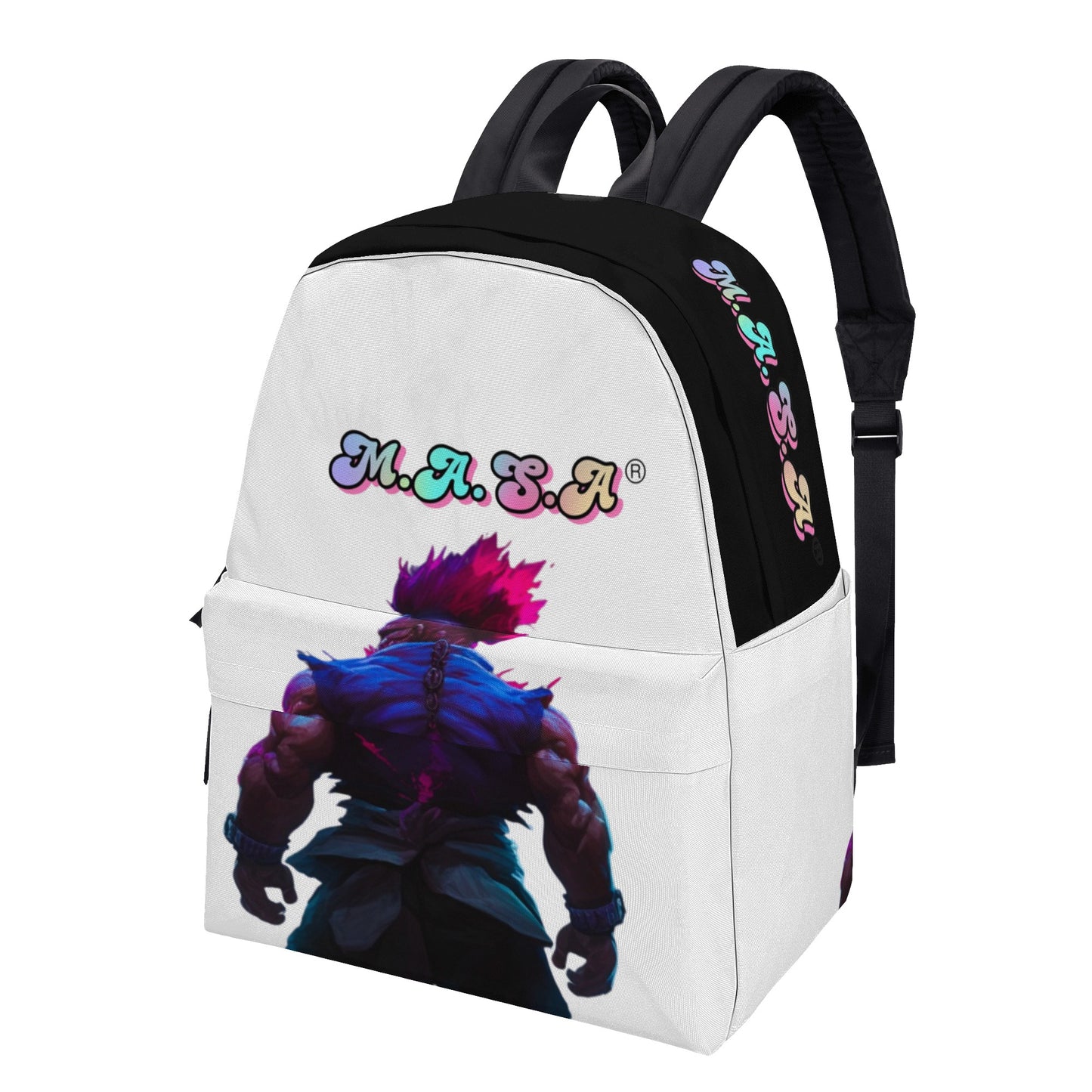 'Akuma' All Over Print Cotton Backpack