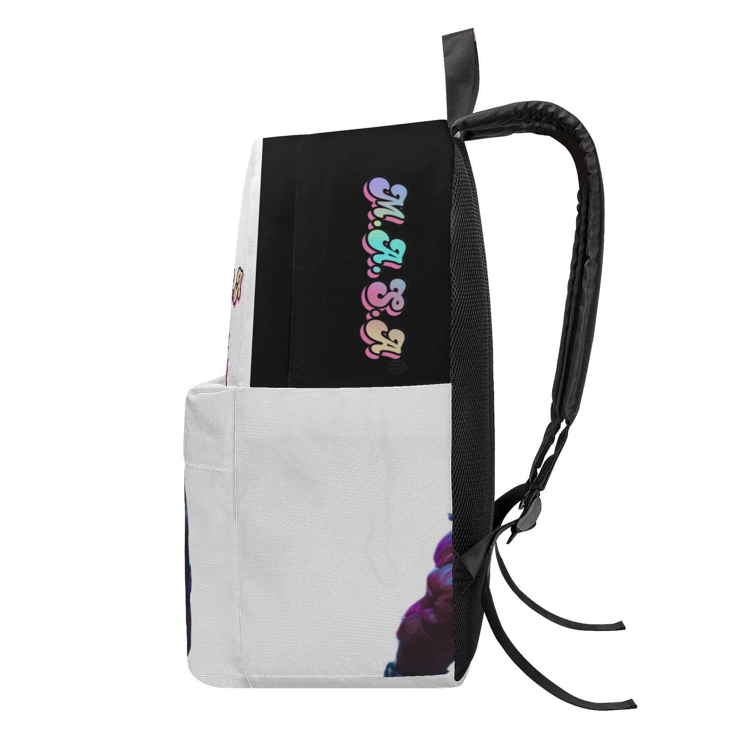 'Akuma' All Over Print Cotton Backpack