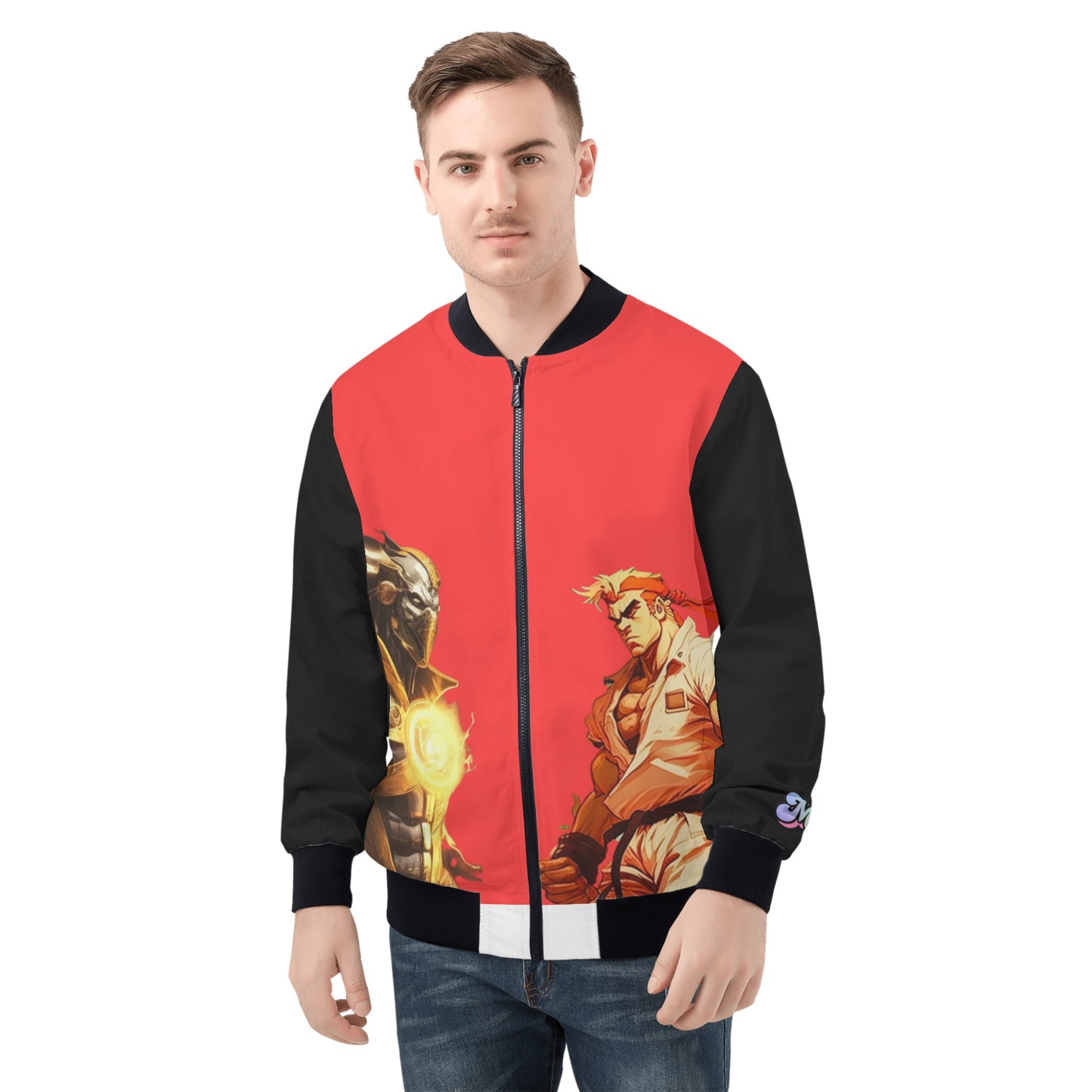 'Scorpion & Ken' Men's Bomber Jacket