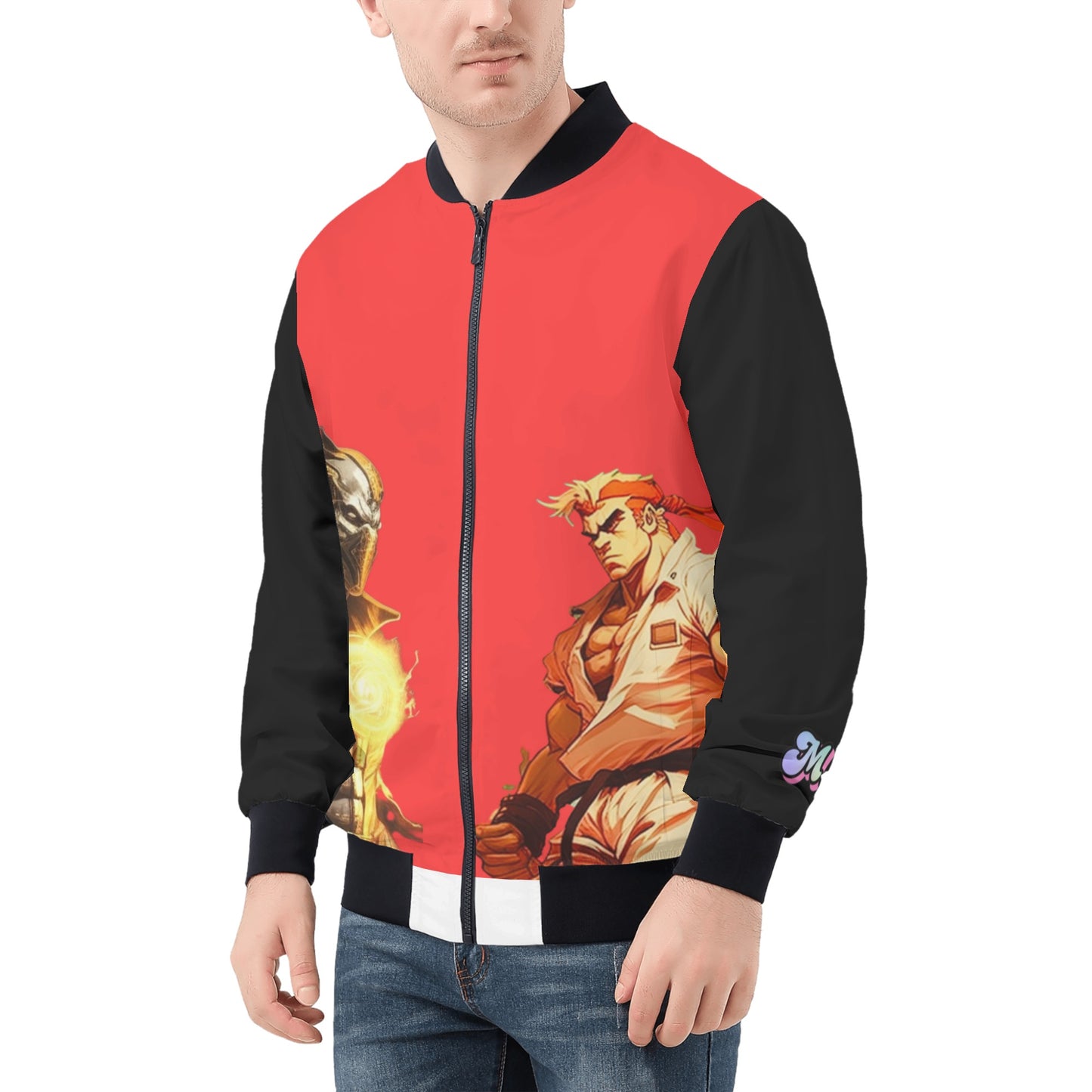 'Scorpion & Ken' Men's Bomber Jacket