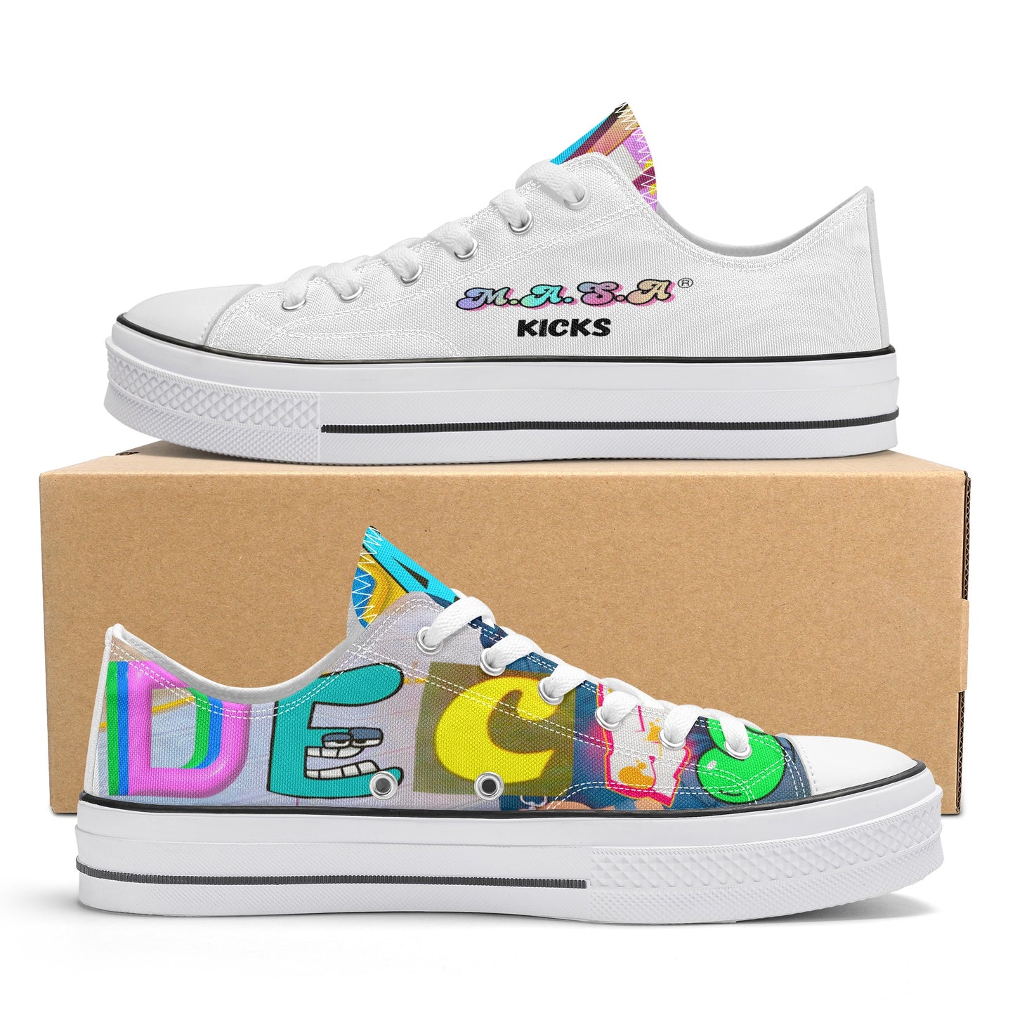 'M.A.S.A Decks' Women's Classic Low Top Canvas Shoes