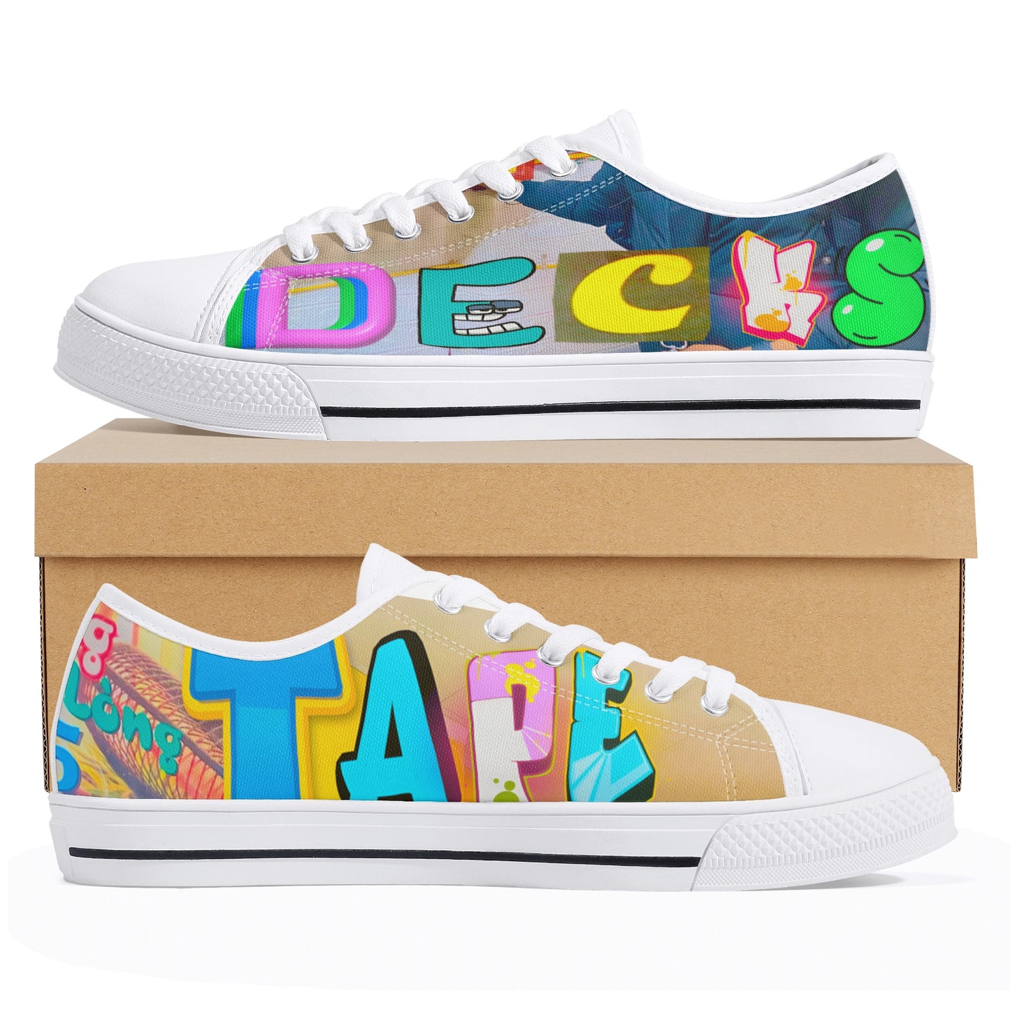 'M.A.S.A Decks' Men's Low Top Canvas Shoes