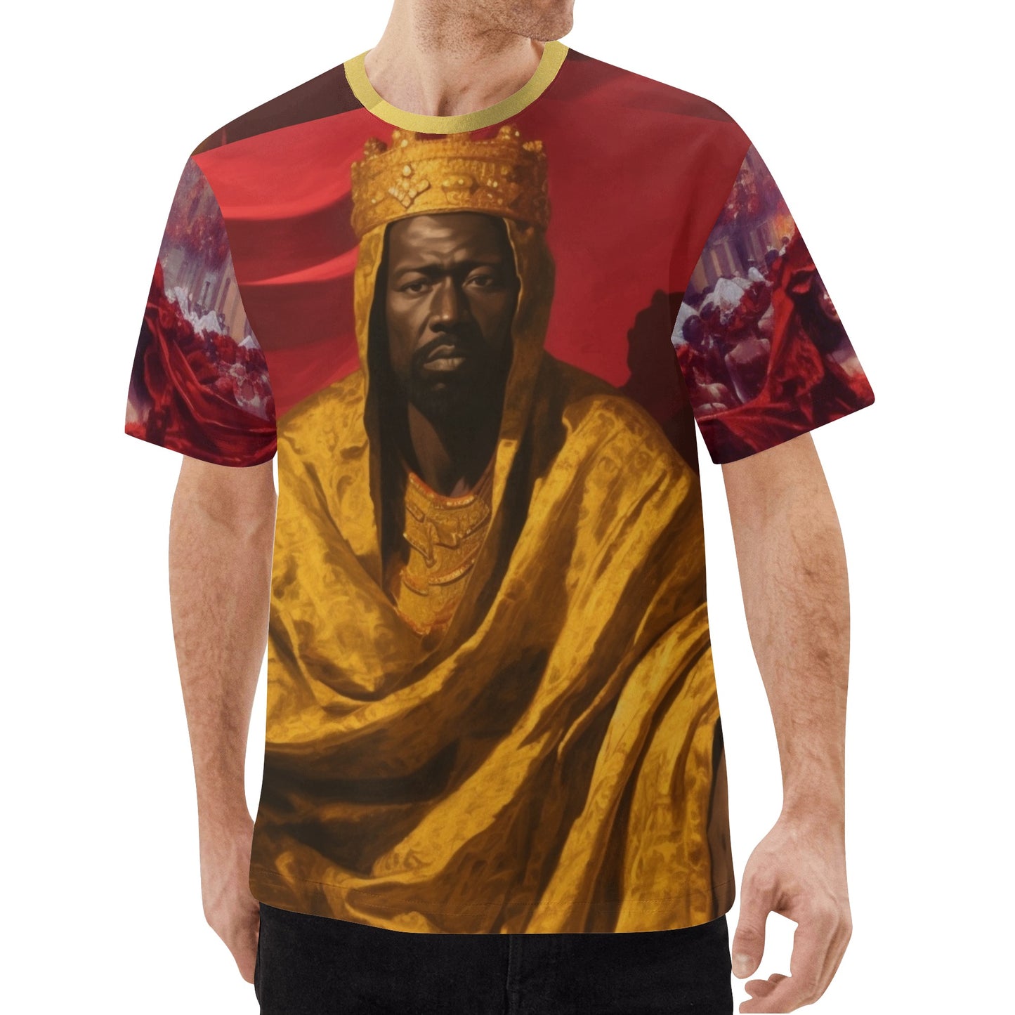 Spiritual Gold- All Over Print Short Sleeve T-Shirt