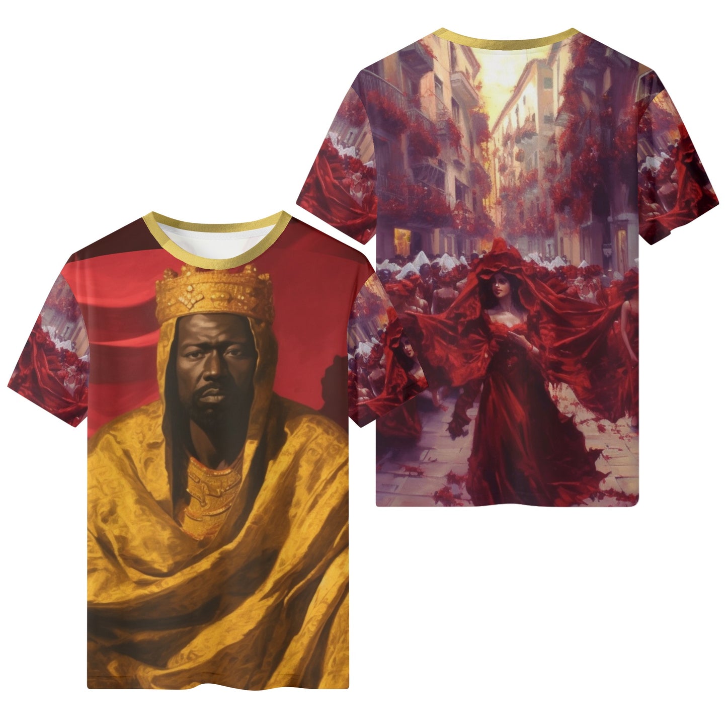 Spiritual Gold- All Over Print Short Sleeve T-Shirt