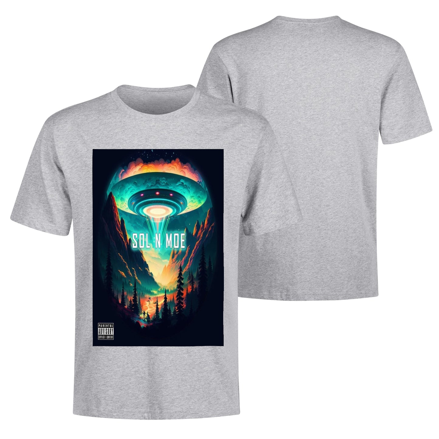 Sol n Moe-Cotton Front Back Printing T Shirt
