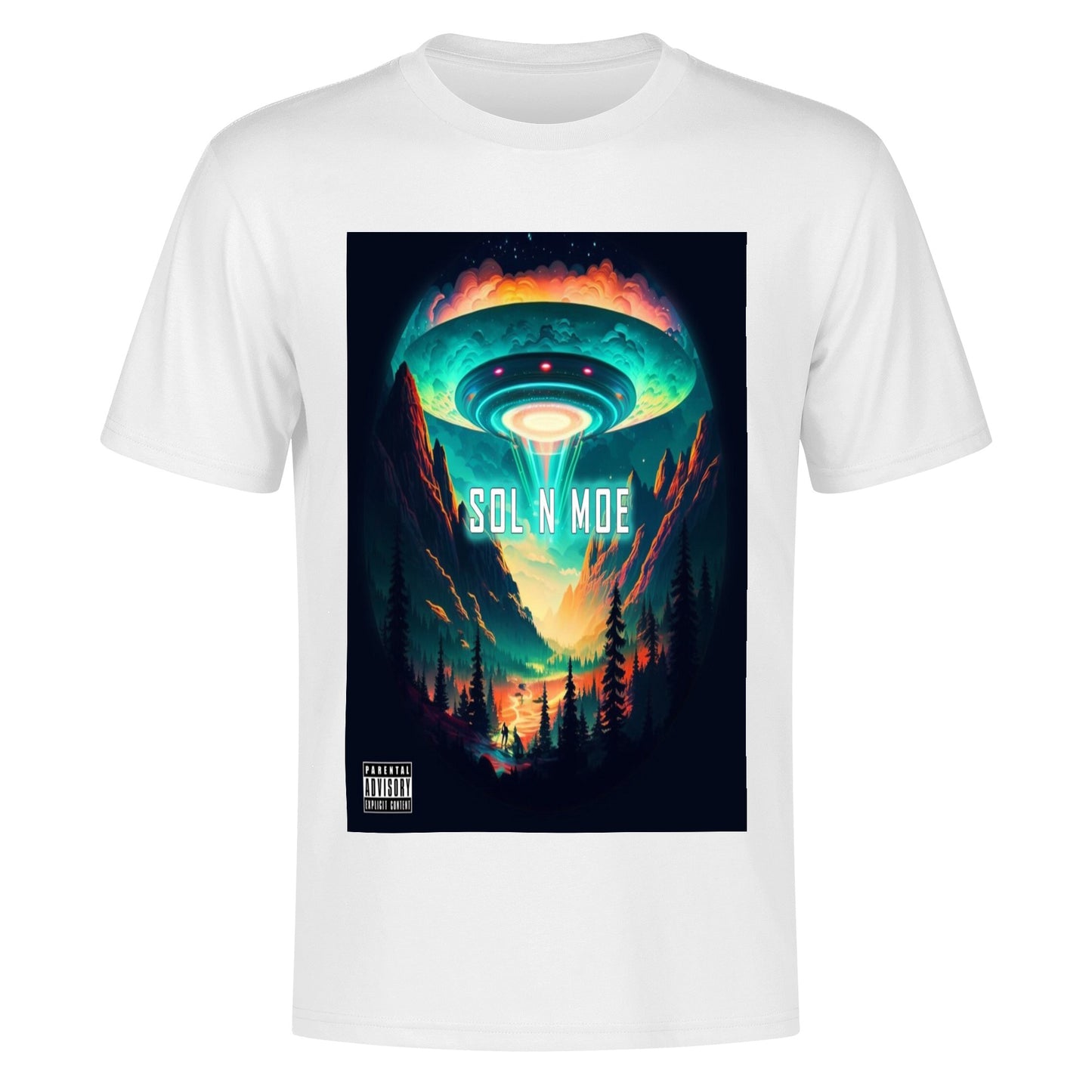 Sol n Moe-Cotton Front Back Printing T Shirt