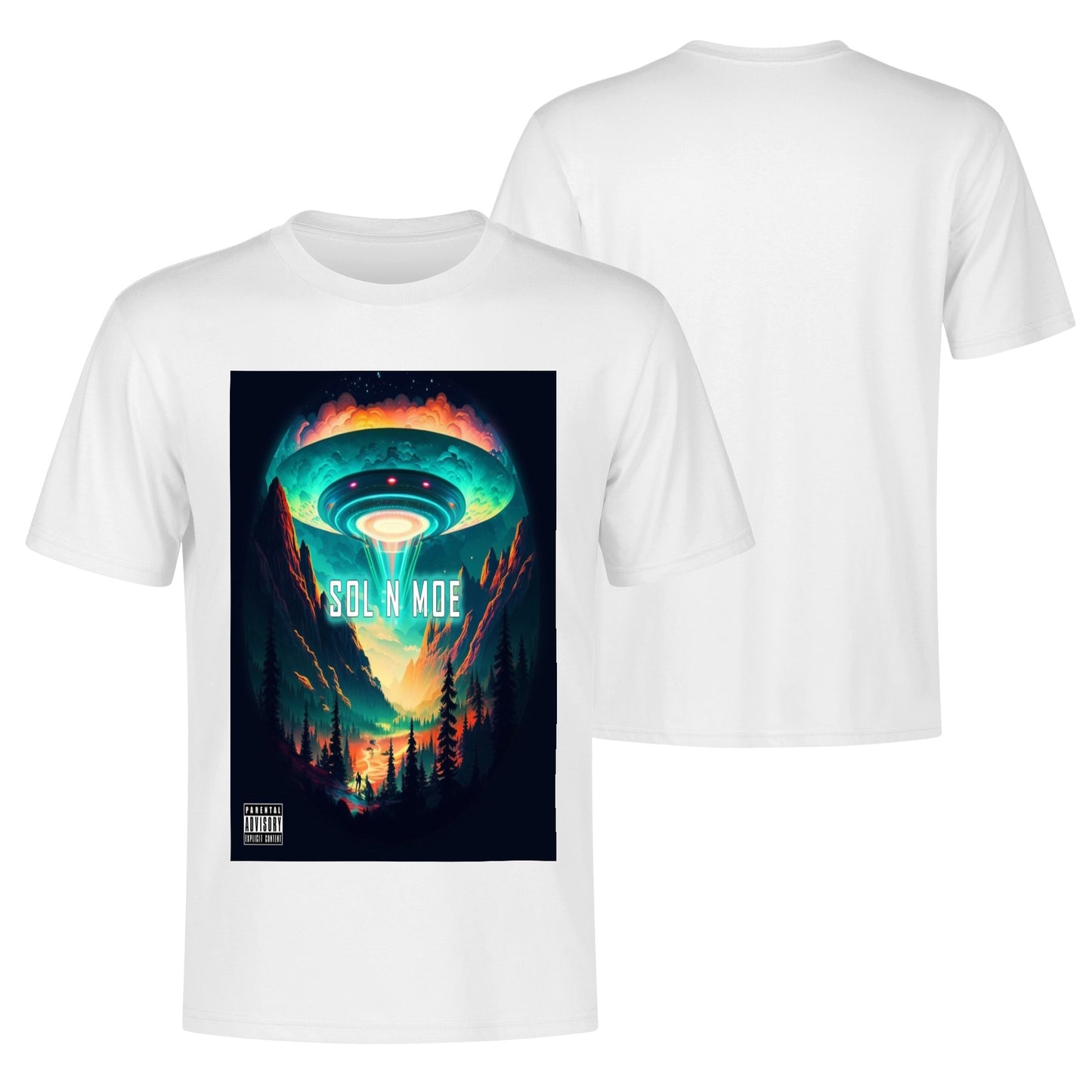 Sol n Moe-Cotton Front Back Printing T Shirt