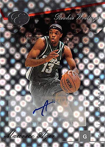 Maurice Ager autographed Basketball Card (Michigan State Spartans) 2006 Bowman Elevation Rookie Writings Refractor #MA13 - signed Basketball Card