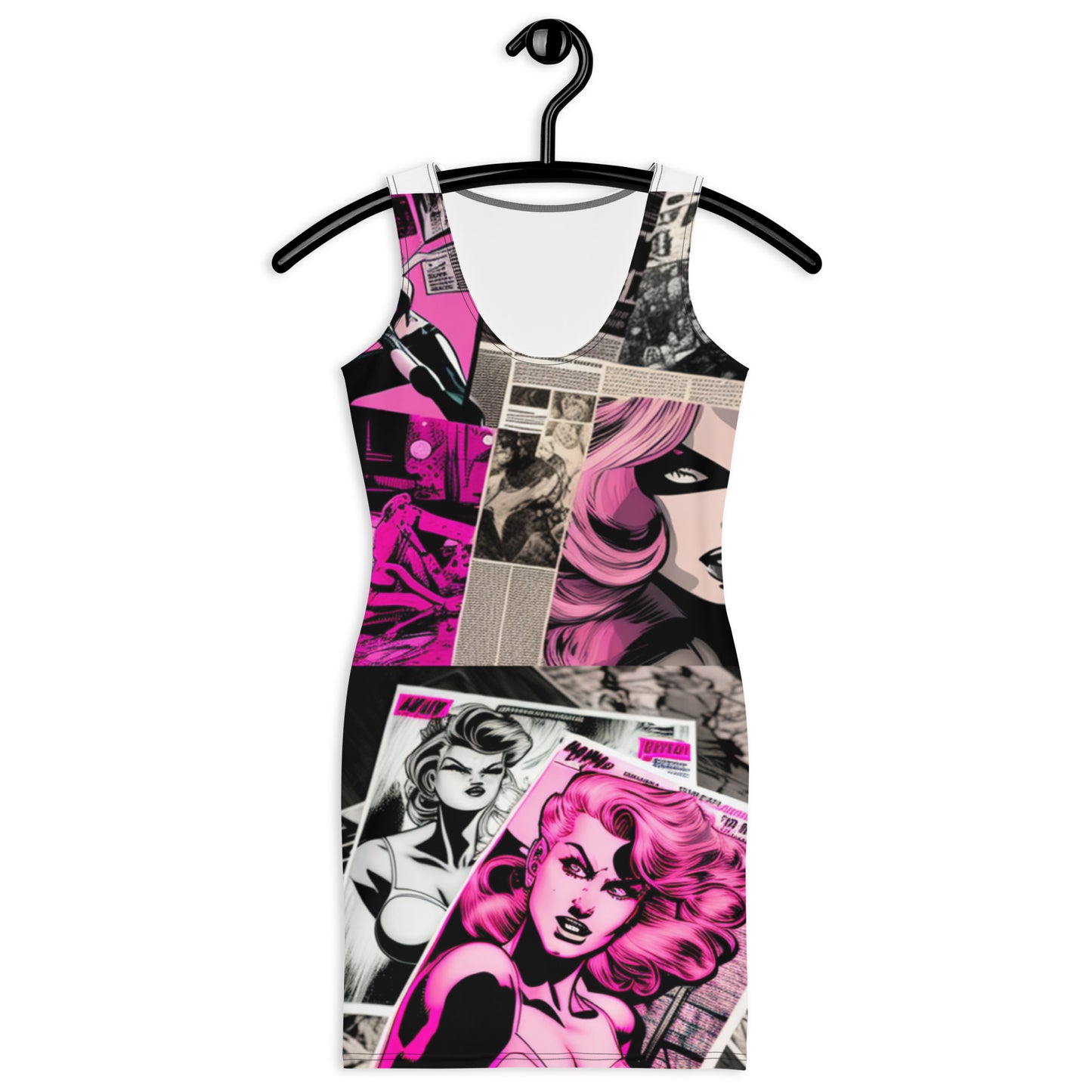 Swager Knightz Black & Pink Sublimation Cut & Sew Dress