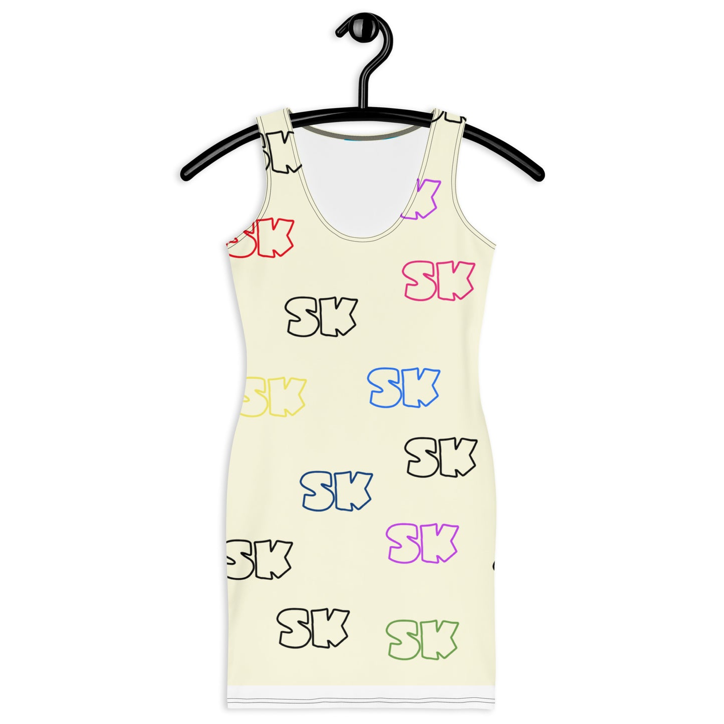 'SK' All-over Sublimation Cut & Sew Dress