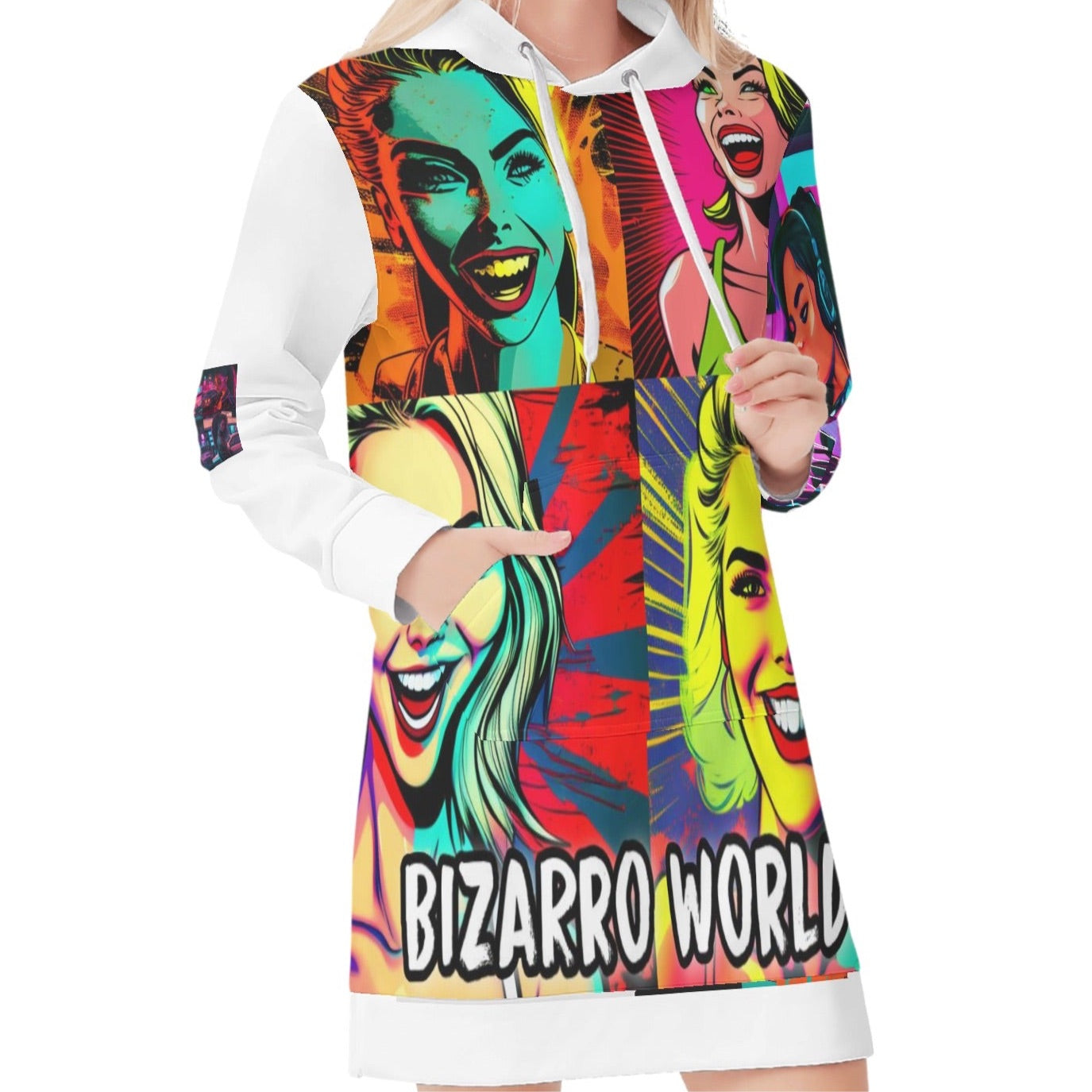 Bizzaro World Women's Hoodie Dress